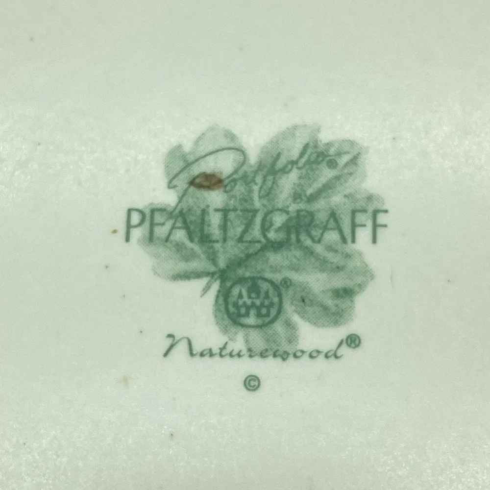 Pfaltzgraff Naturewood Deep Rimmed Soup Cereal Bowls 7 1/4